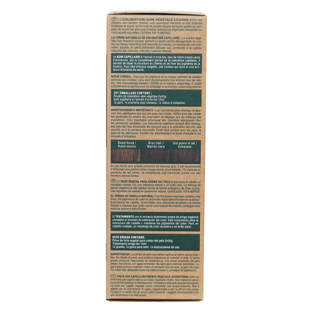 LOGONA - Coloration-soin brun châtaigne, 100 g