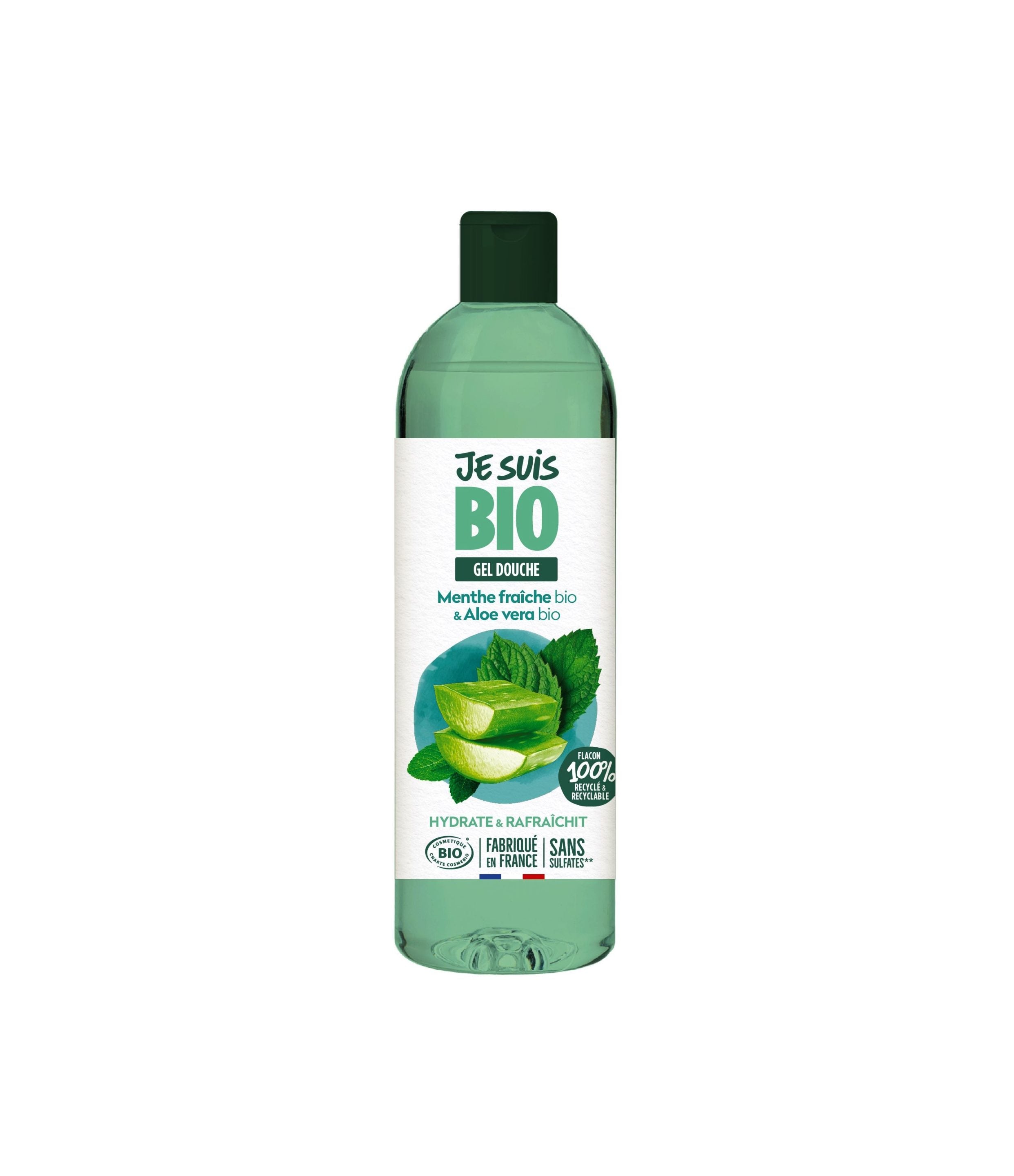 JE SUIS BIO Gel douche menthe aloe vera 250ml | BLEUVERT