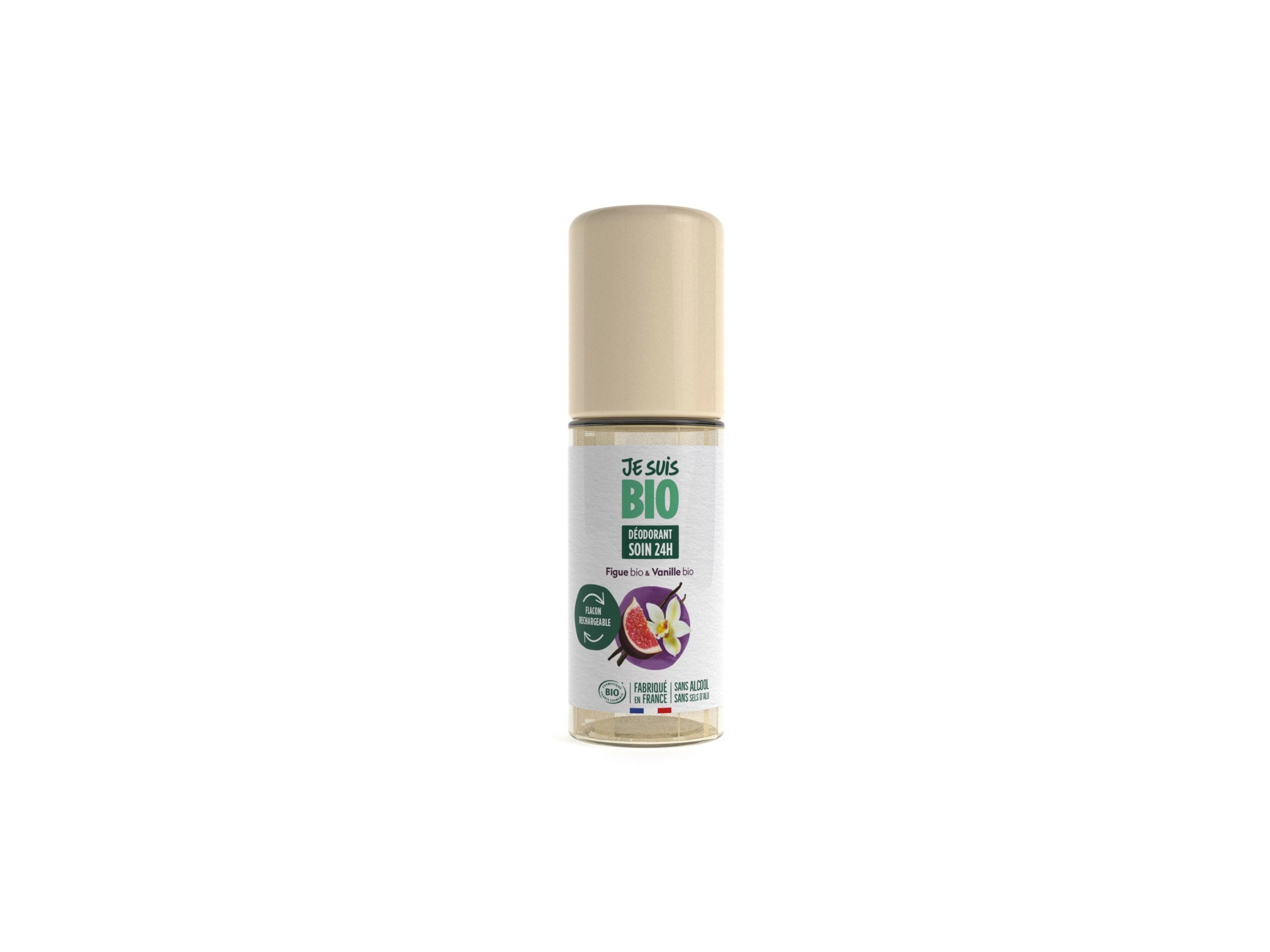 JE SUIS BIO Déodorant roll-on 24h figue vanille 50ml | BLEUVERT