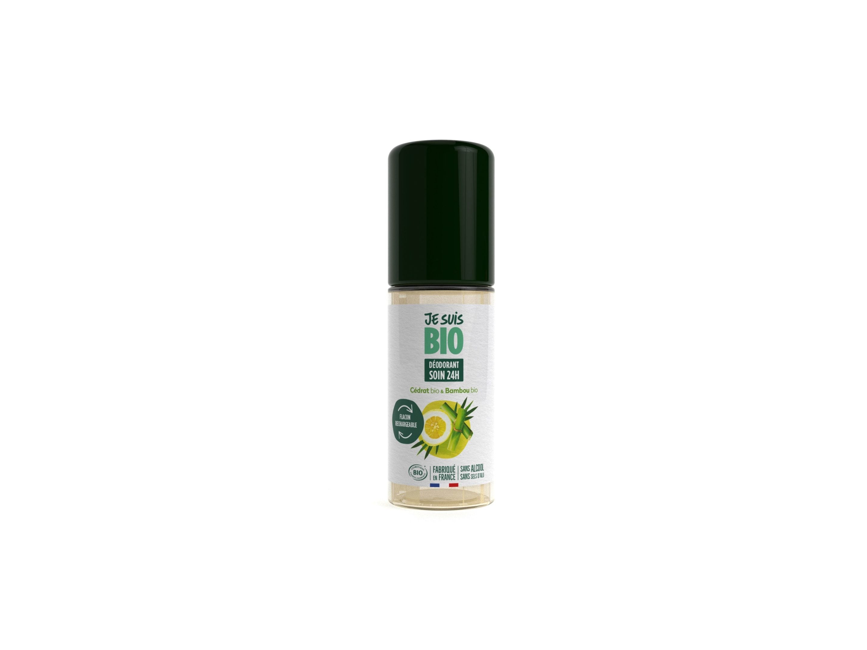 JE SUIS BIO Déodorant roll-on 24h cédrat bambou 50ml | BLEUVERT