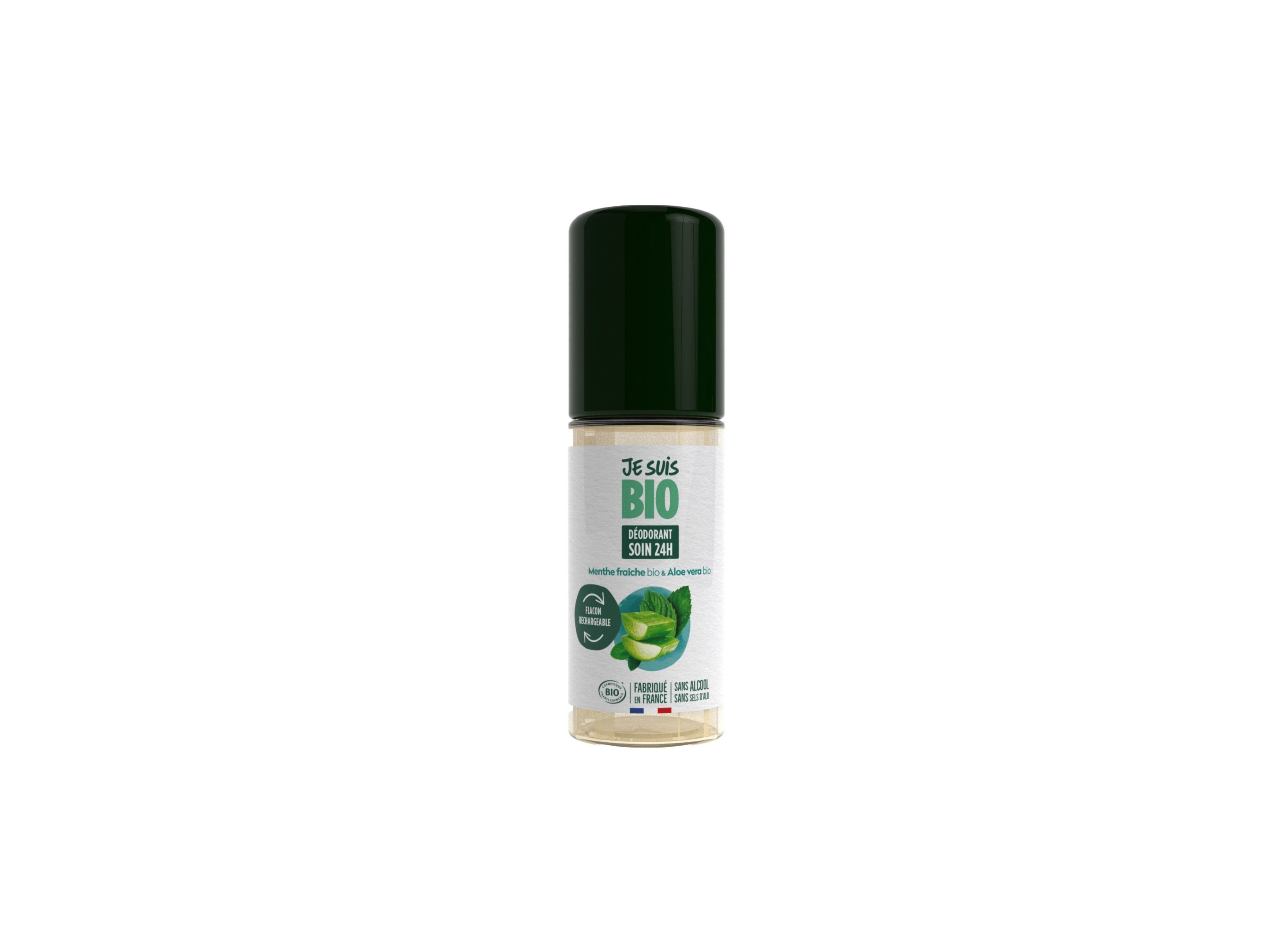 JE SUIS BIO Déodorant roll-on 24h menthe aloe vera 50ml | BLEUVERT