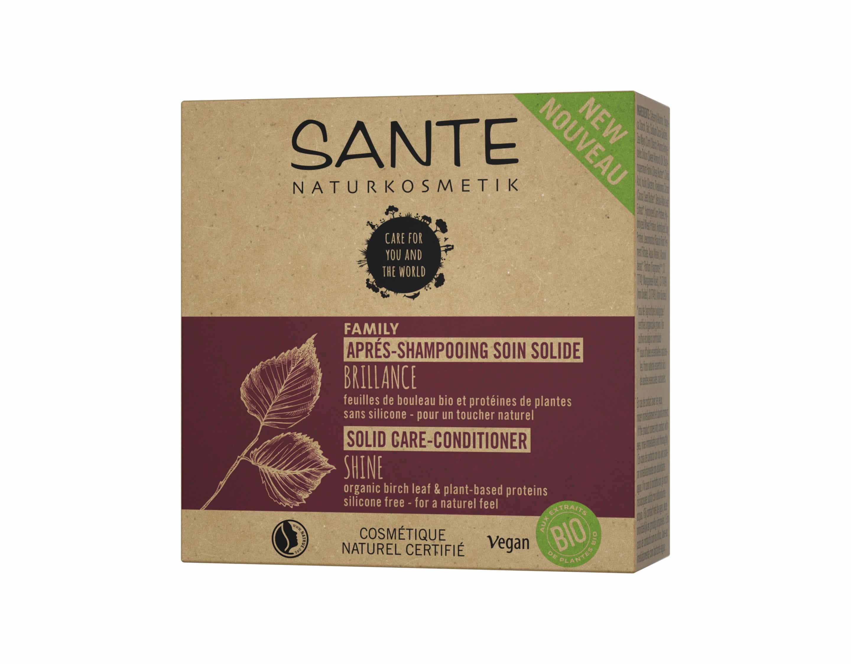 SANTE Après-shampooing solide bouleau 60g | BLEUVERT