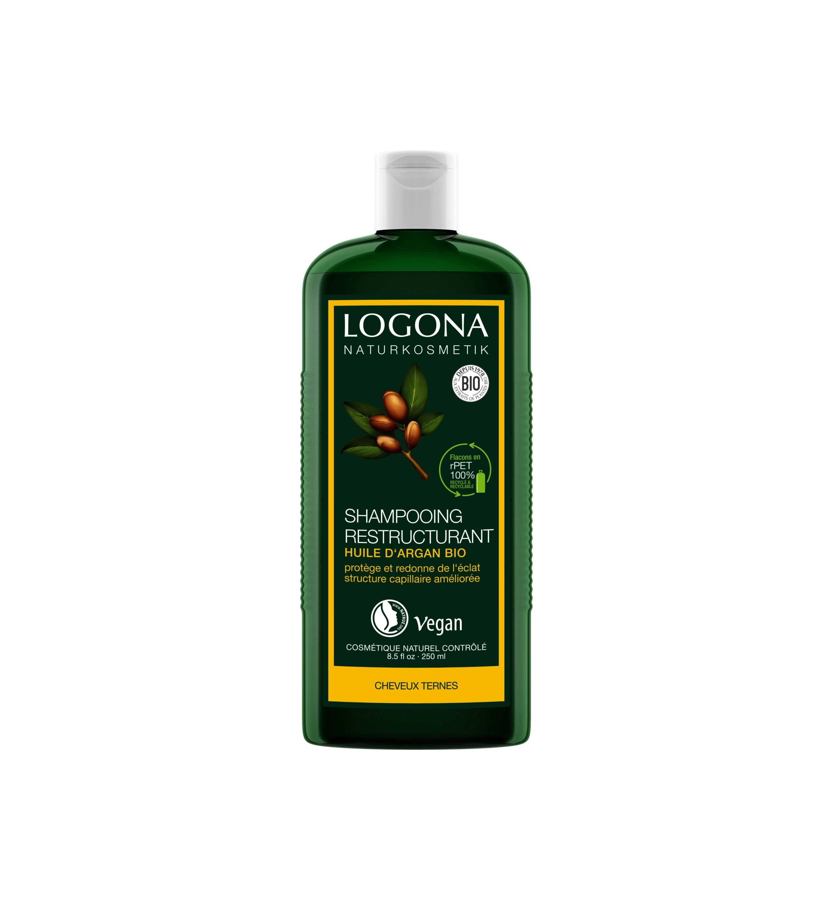 LOGONA Shampooing restructurant argan 250ml | BLEUVERT