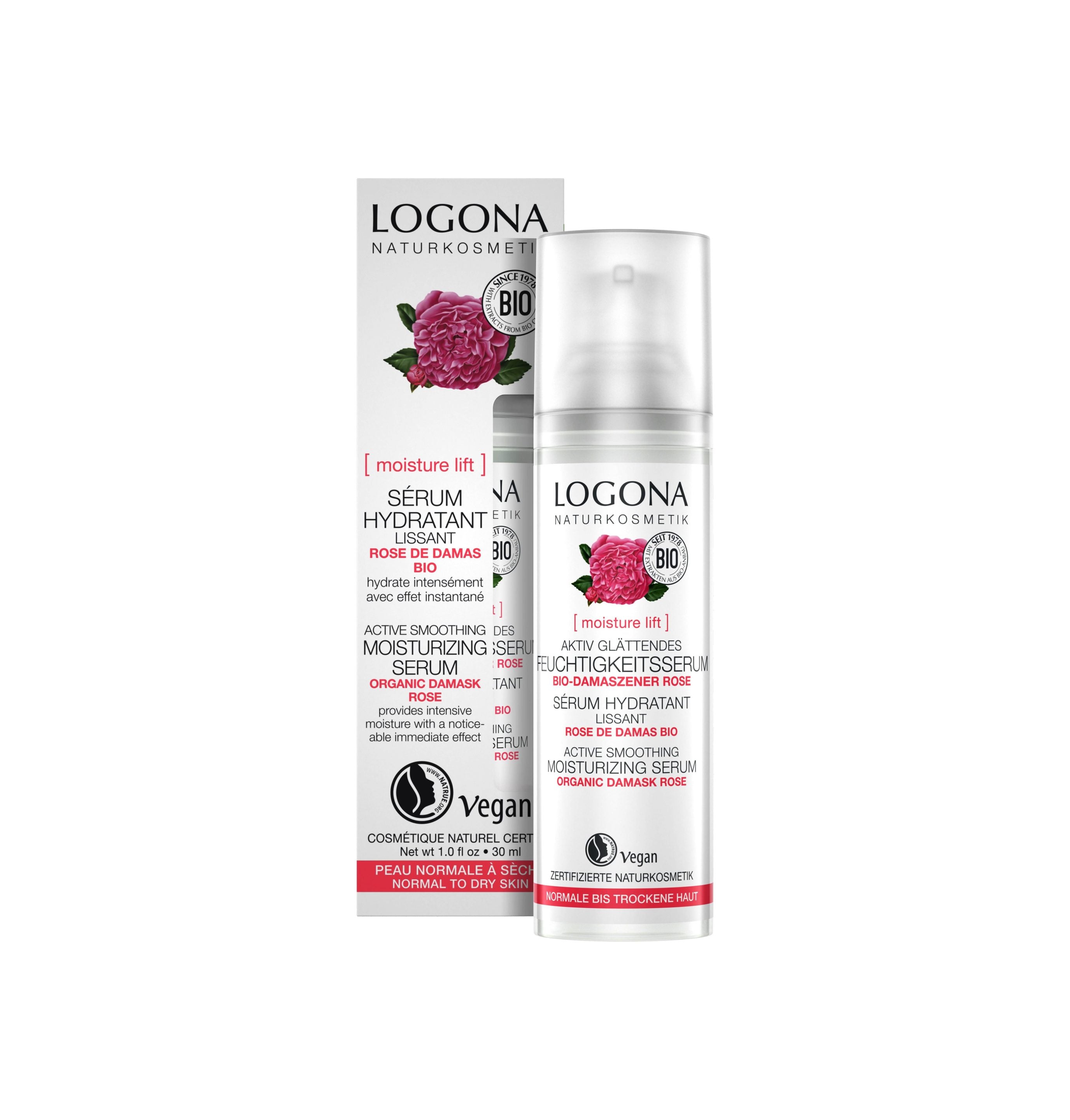 LOGONA Sérum lissant rose kalpariane 30ml | BLEUVERT