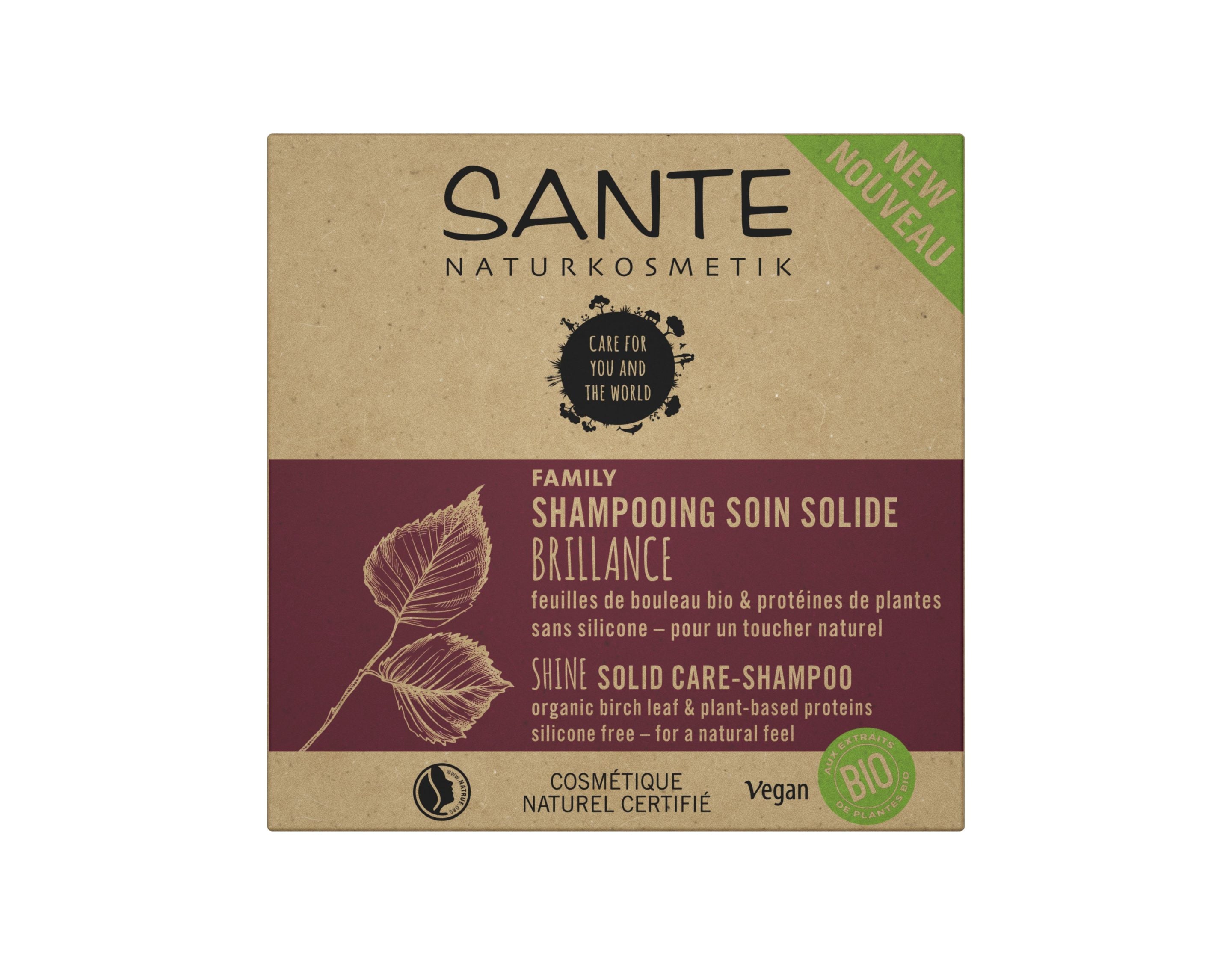 SANTE Shampooing solide bouleau 60g | BLEUVERT