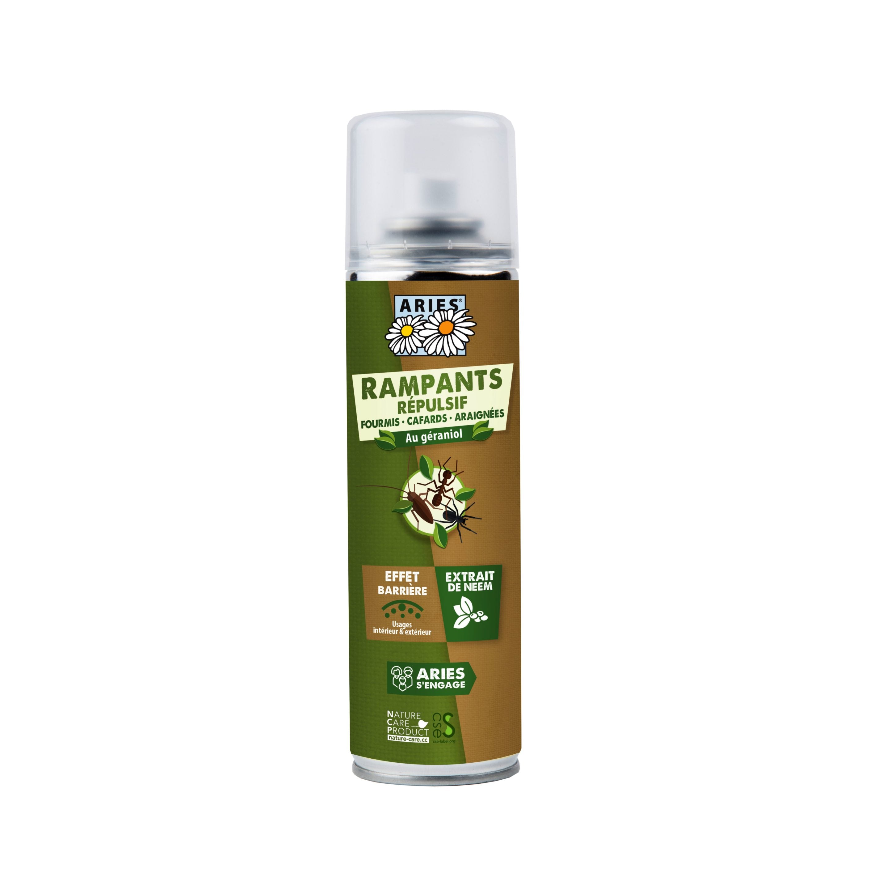 ARIES Spray répulsif Fourmis Cafards Araignées 200ml | BLEUVERT