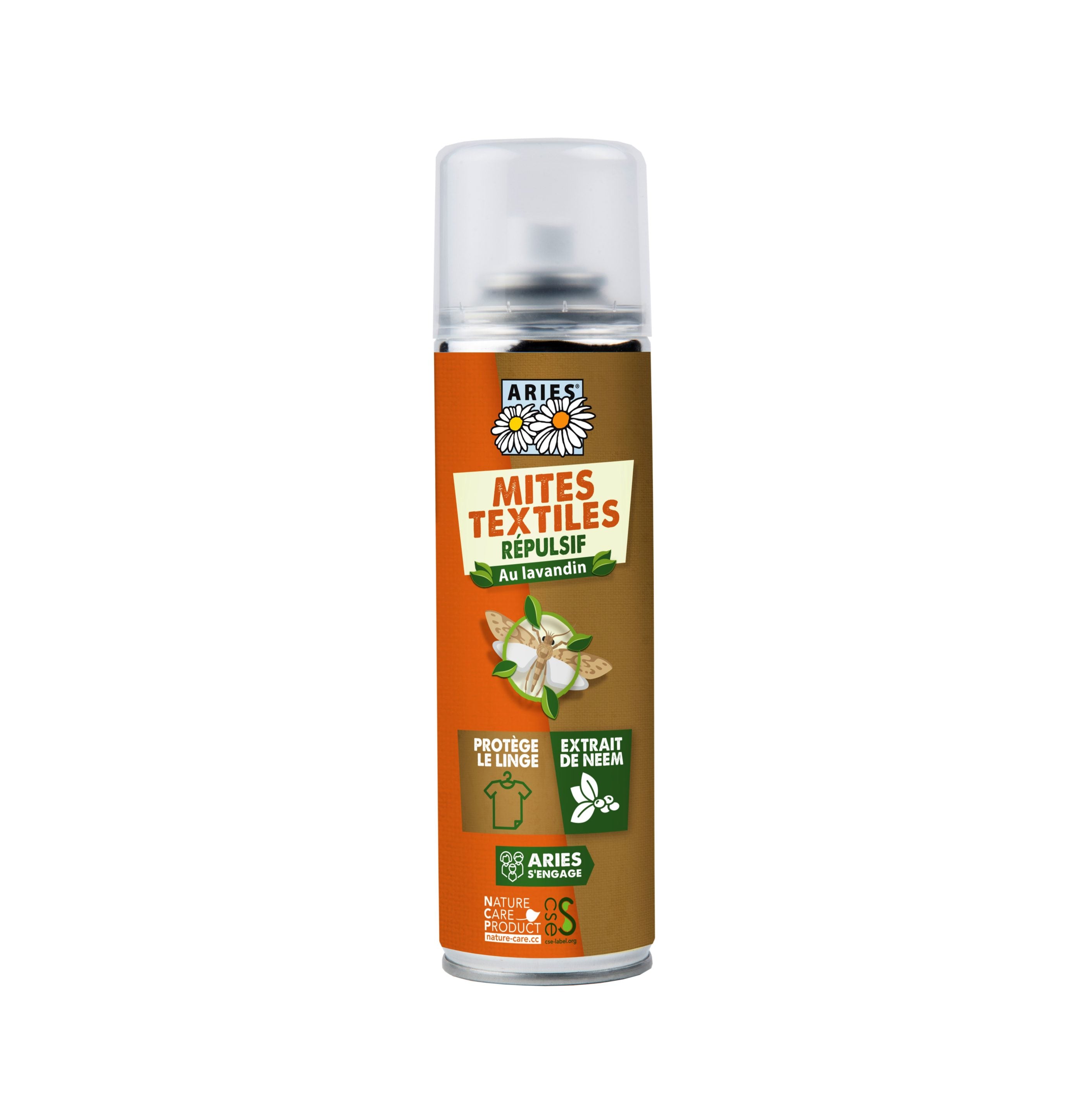 ARIES Spray répulsif Mites textiles 200 ml | BLEUVERT