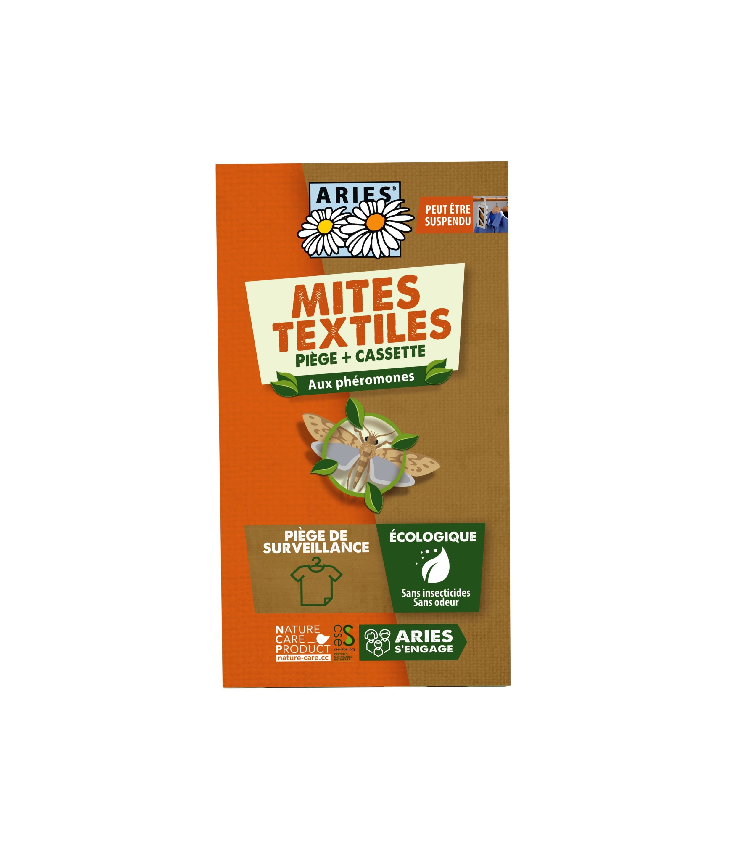 ARIES Piège rechargeable Mites textiles 1 unité | BLEUVERT