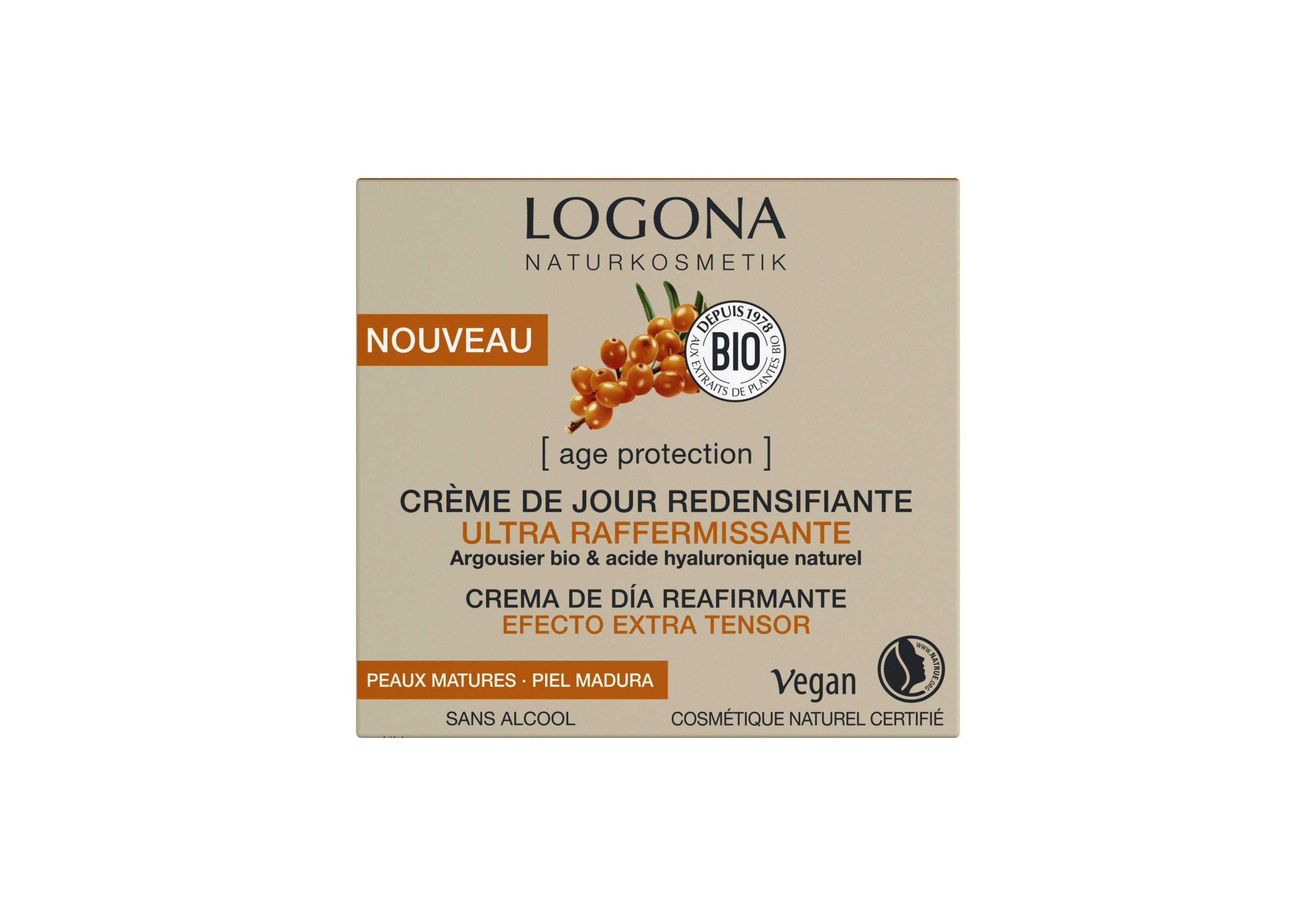 LOGONA Crème jour ultra raffermissante age protection 50ml | BLEUVERT