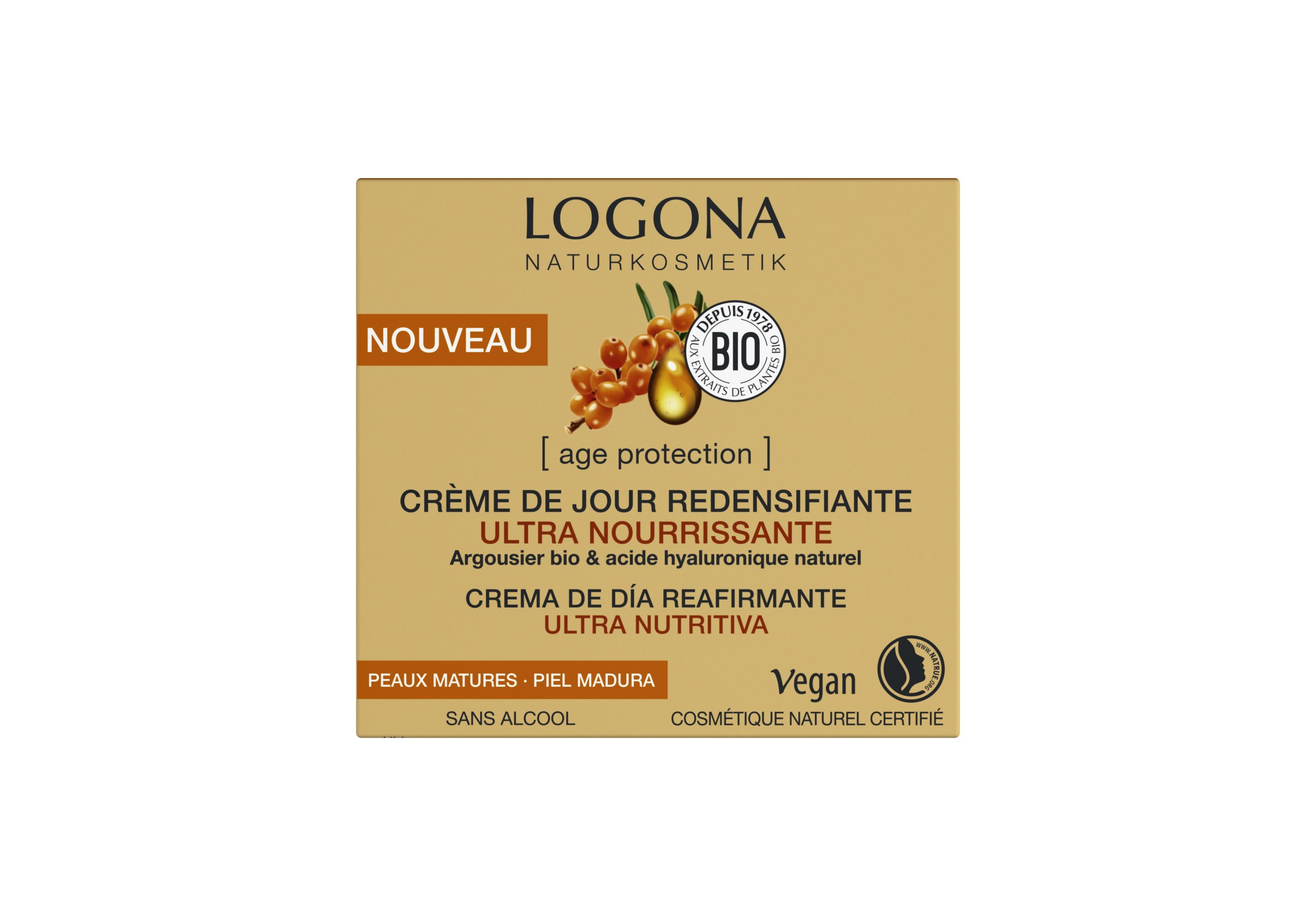 LOGONA Crème jour ultra nourrissante age protection 50ml | BLEUVERT