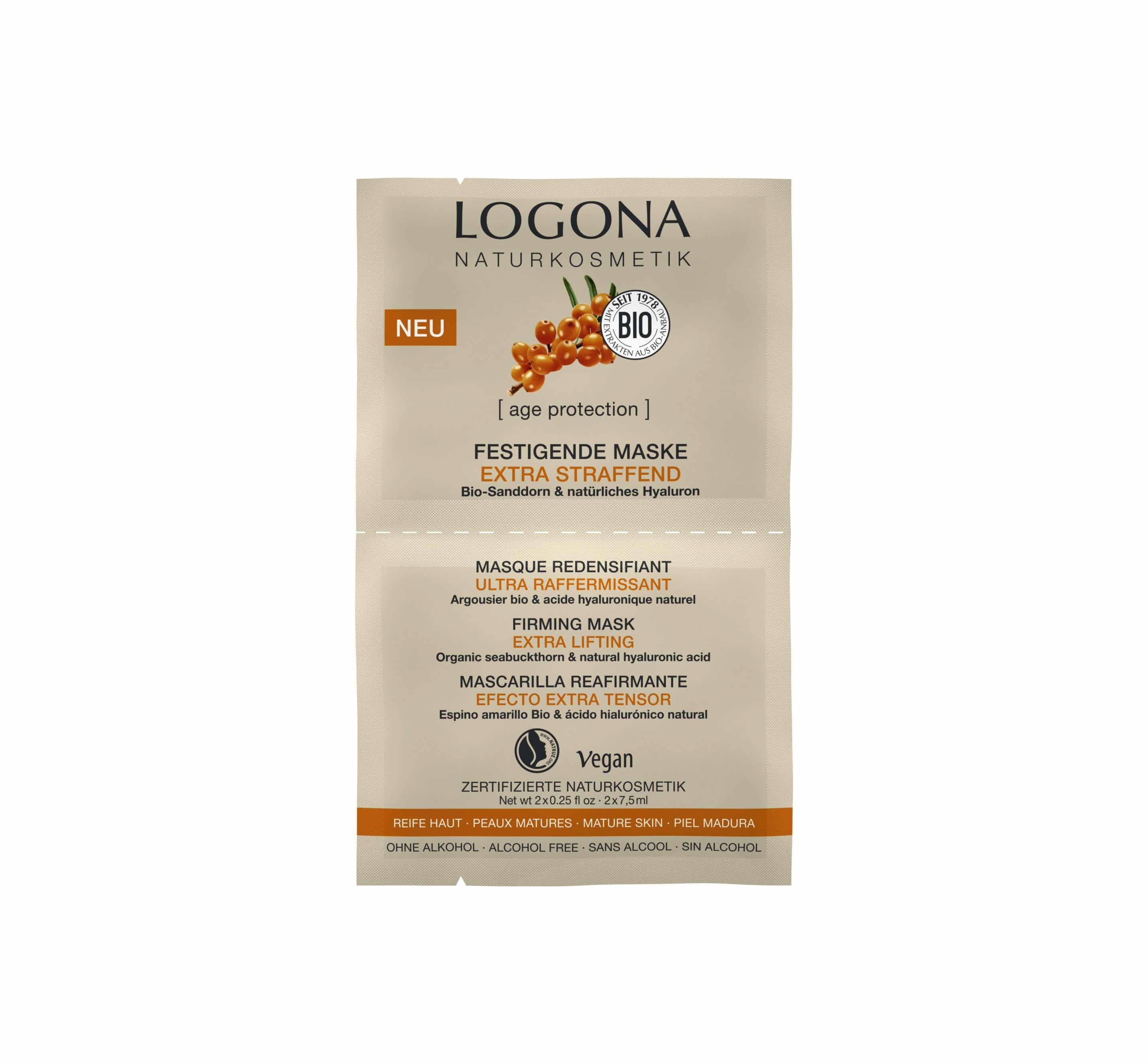 LOGONA Masque ultra raffermissant age protection 2&#215;7,5ml | BLEUVERT