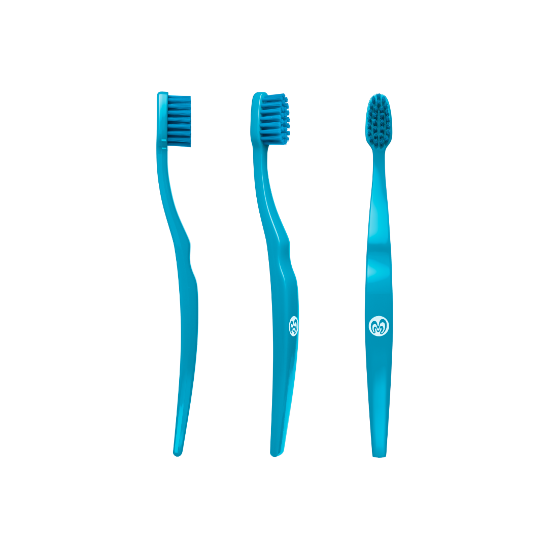 BIOBRUSH Brosse à dents medium-souple adulte bleue | BLEUVERT