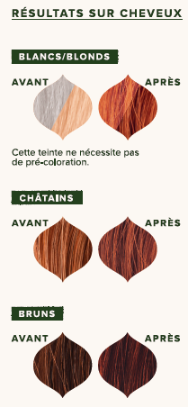 EMBLICA - Coloration végétale “4.5 Châtain Acajou”, 100 g