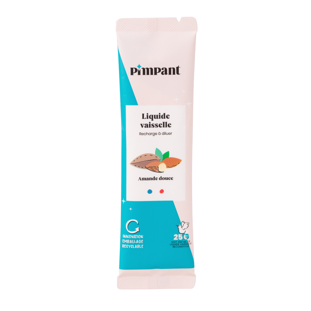 PIMPANT Liquide vaisselle amande en poudre à diluer, 25gr