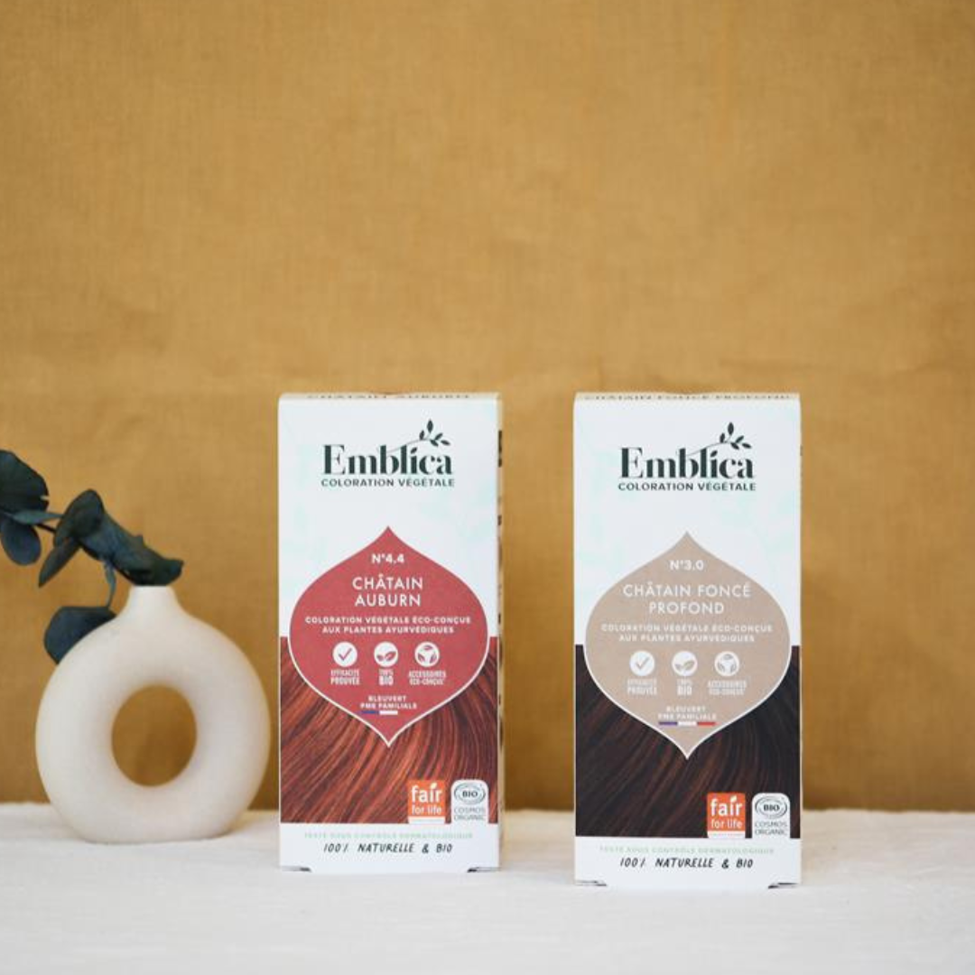 EMBLICA - Routine Coloration Végétale Châtain Foncé