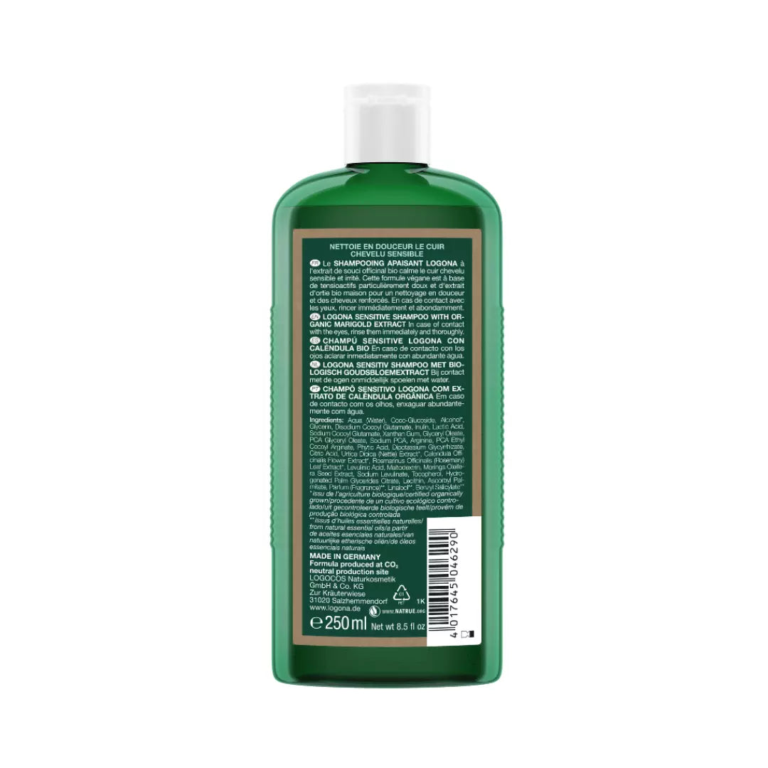 Face-arriere-LOGONA-Shampooing-apaisant-calendula-250ml