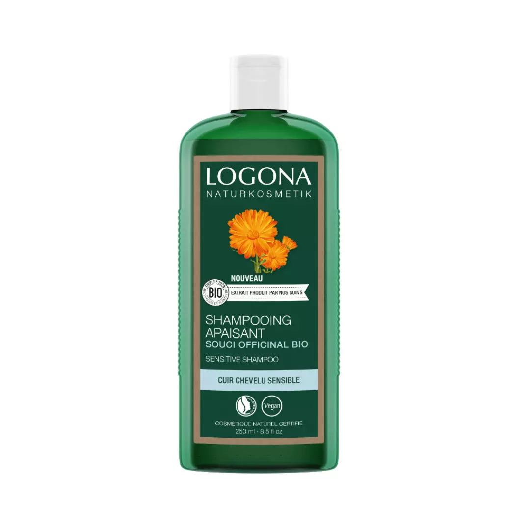 Face-avant-LOGONA-Shampooing-apaisant-calendula-250m