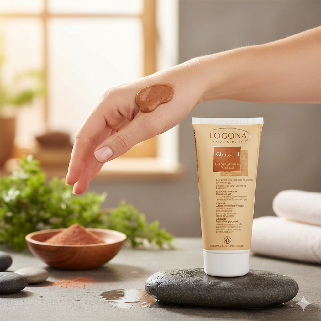 LOGONA - Argile ghassoul patchouli tube (200ml)