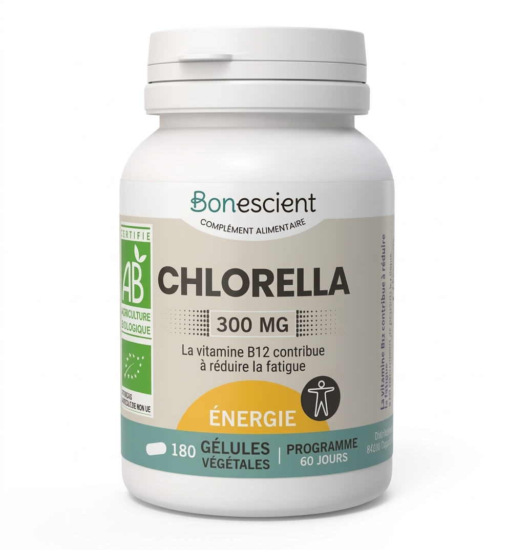 BONESCIENT - Chlorella 300 mg (180 gélules)