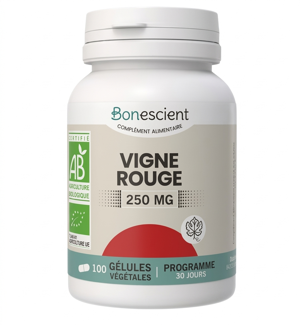 BONESCIENT - Vigne Rouge 250 mg (100 gélules)