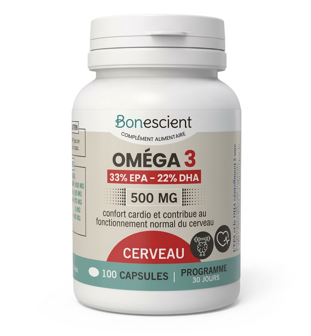 BONESCIENT - Oméga 3 505 mg 33/22 (100 capsules)