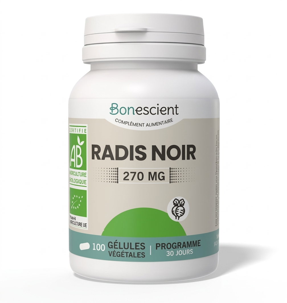 BONESCIENT - Radis Noir 270 mg (100 gélules)