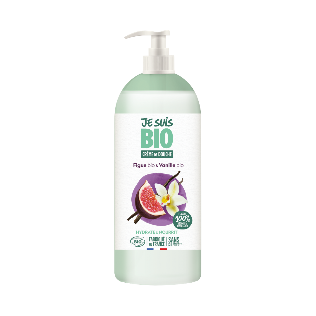 JE SUIS BIO Crème douche figue vanille 1L