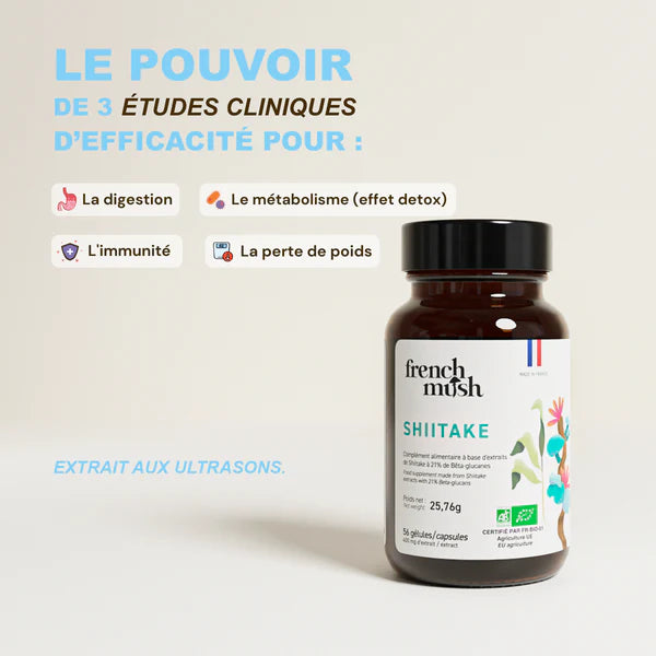 FRENCH MUSH - Gélules Shiitake (56 gélules)
