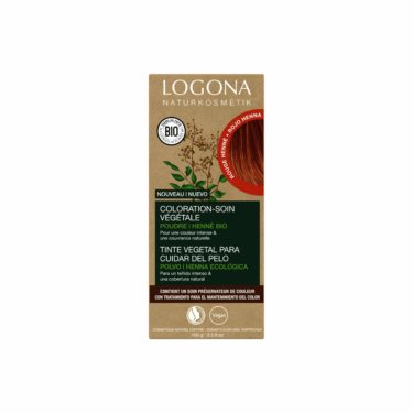 LOGONA Coloration-soin rouge henné 100g | BLEUVERT