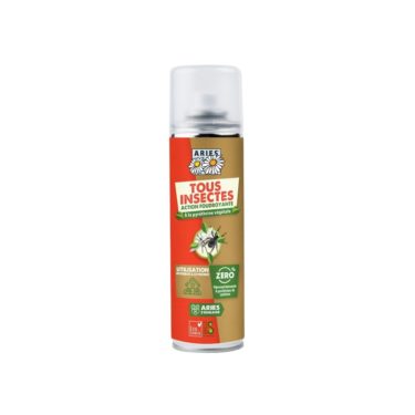 ARIES Spray insecticide action foudroyante Tous insectes 200 ml | BLEUVERT