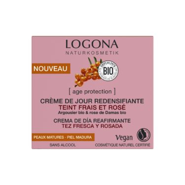 LOGONA Crème jour teint frais et rosé age protection 50ml | BLEUVERT